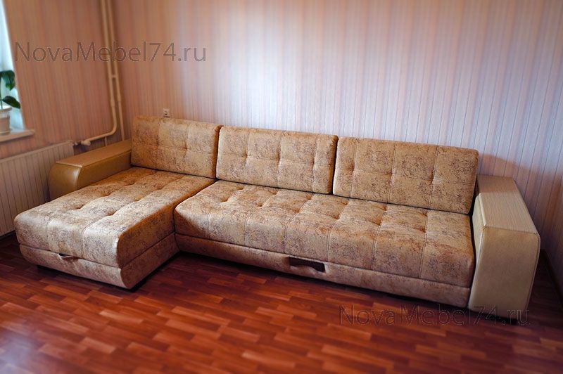 диван с утяжками