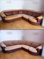 диван с круглой секцией