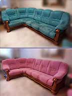 бескаркасный диван